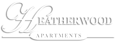 Property entrance sign at Heatherwood Apartments, Michigan, 48439